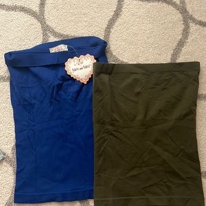 women’s tube top one still with tags never worn